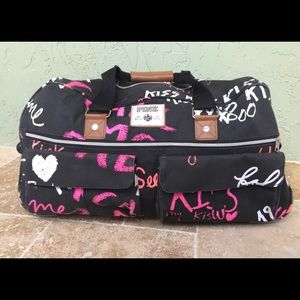 Victoria’s Secret pink large duffle suitcase